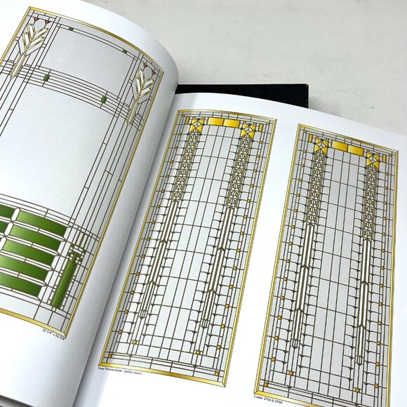 Light Screens Illustrated: Stained Glass Windows Frank Lloyd Wright Dennis Casey - Picture 9 of 11